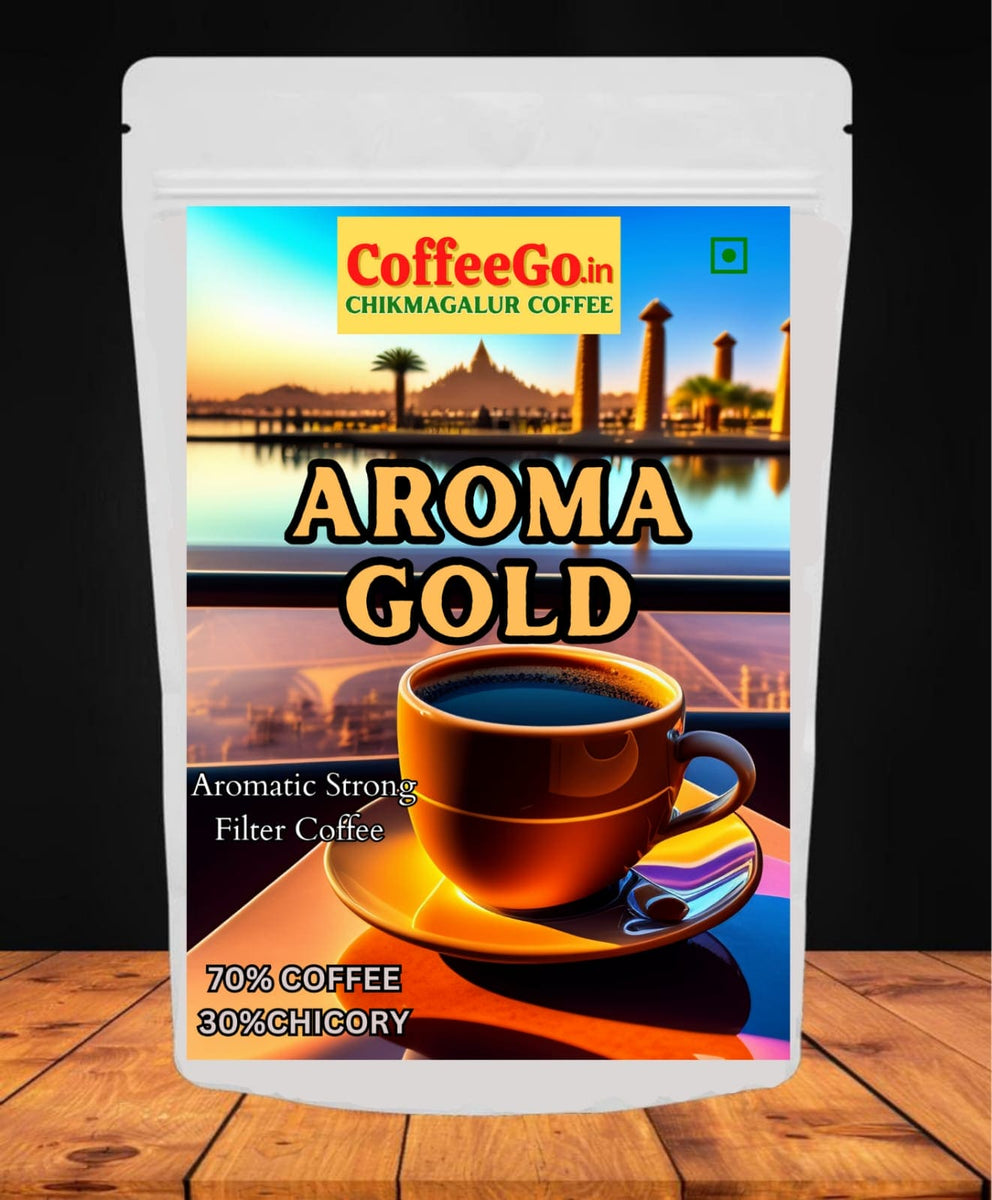 AROMA GOLD Filter Coffee (70 Coffee, 30 Chicory ) CoffeeGo Chikmag