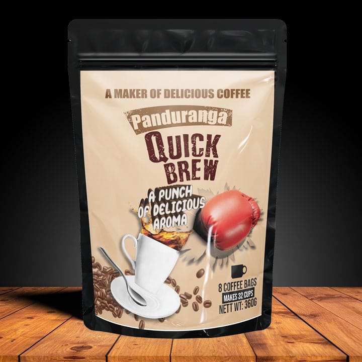QUICK BREW FILTER COFFEE 8 DIP SACHETS (Makes 4 Coffees in each