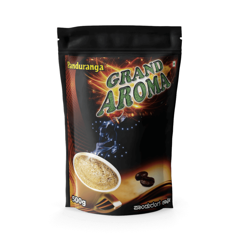 GRAND AROMA, Panduranga Coffee Chickmagalur (85%COFFEE 15%CHICORY ) 1kg*500gm×2