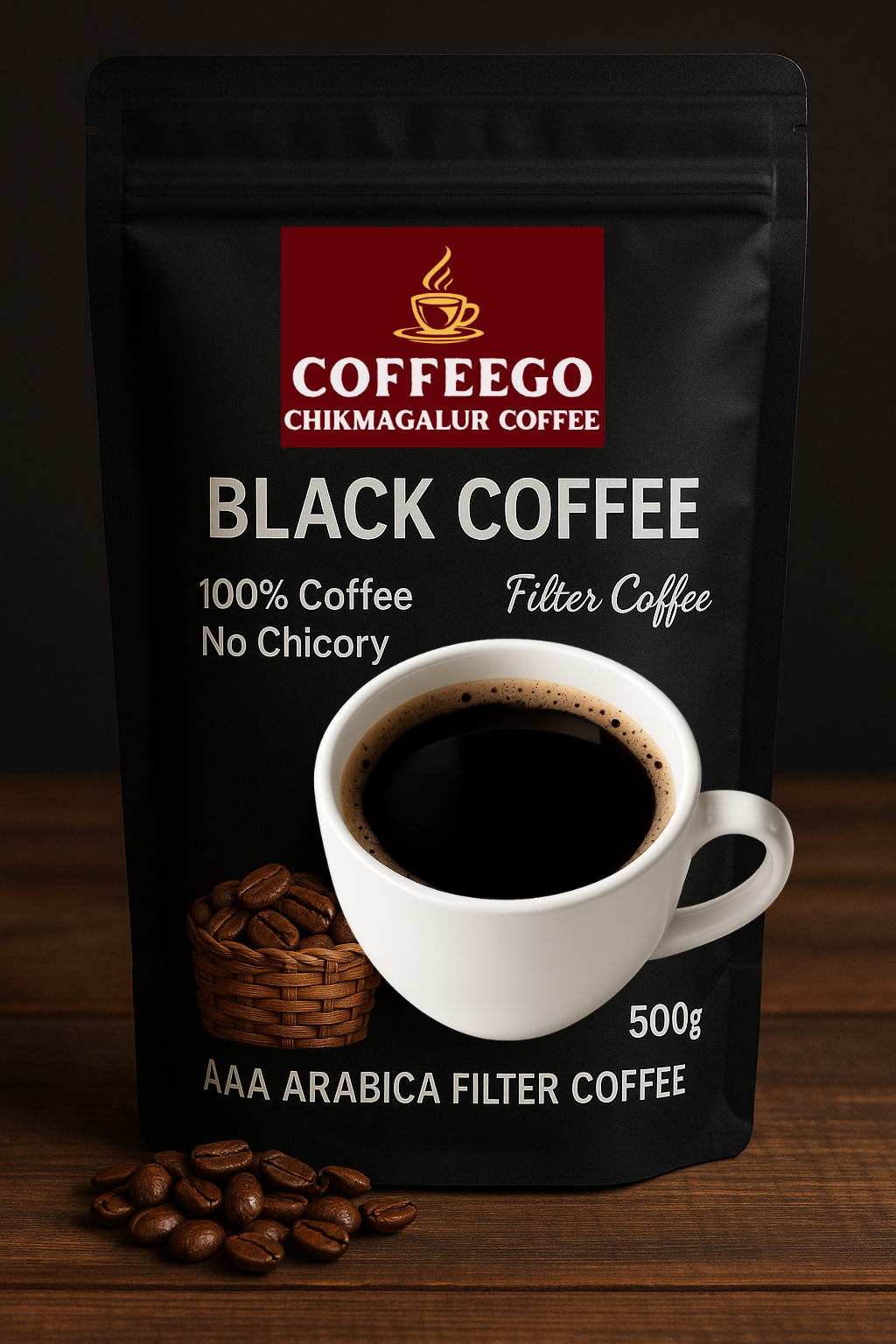 Black Coffee (AAA Arabica Beans ) Powder