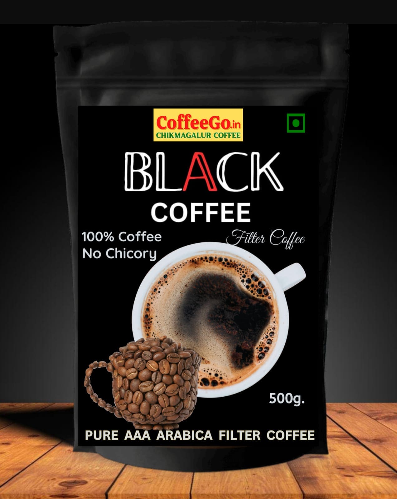 Black Coffee (AAA Arabica Beans ) Powder