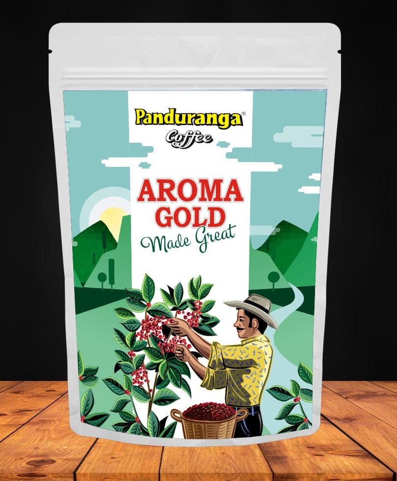 AROMA GOLD (70% Premium Coffee + 30% Chicory)1Kg *500gm×2