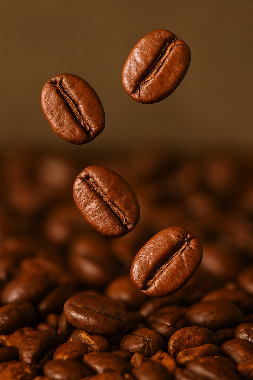 A hand holding the coffee