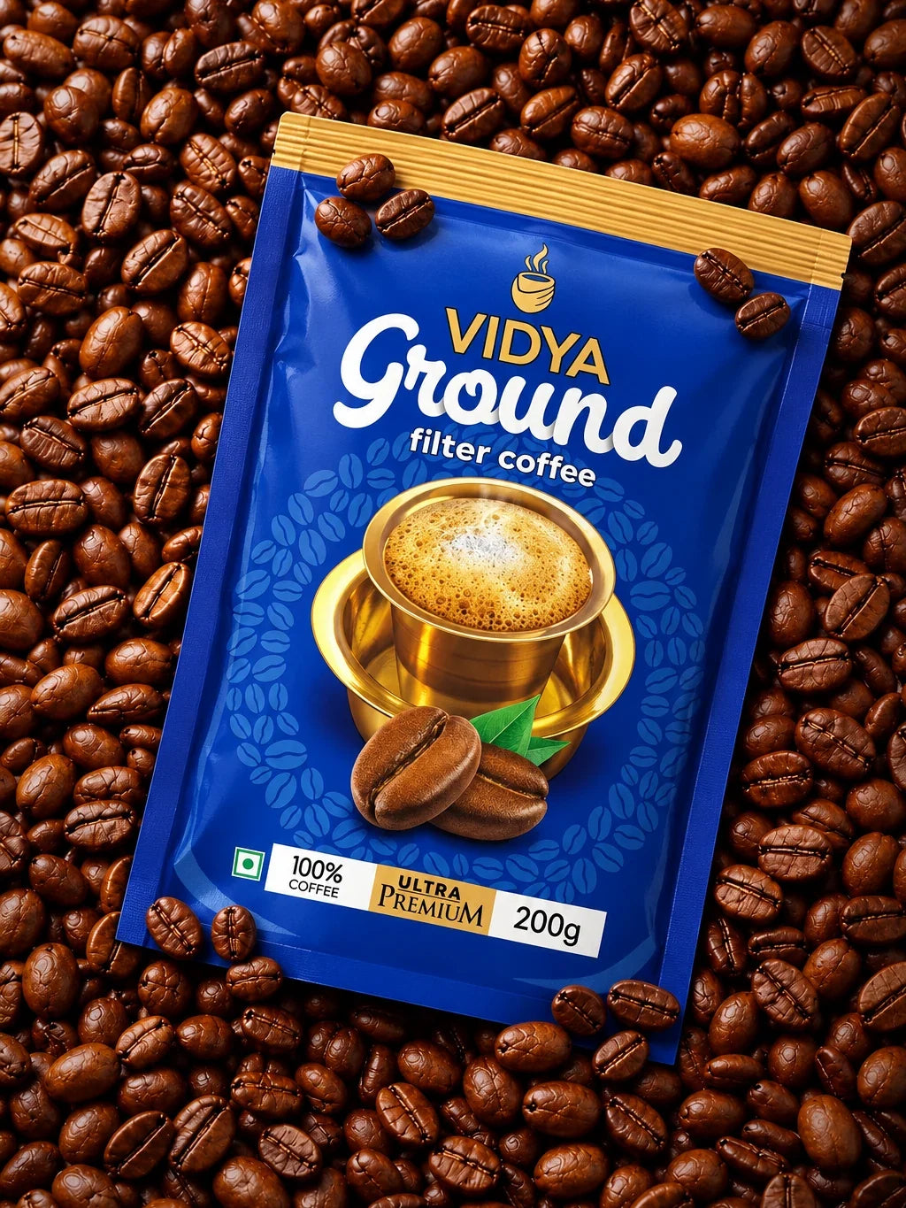 Ultra Premium, Vidya Filter Coffee 1kg(200g×5), photo 2 of 4