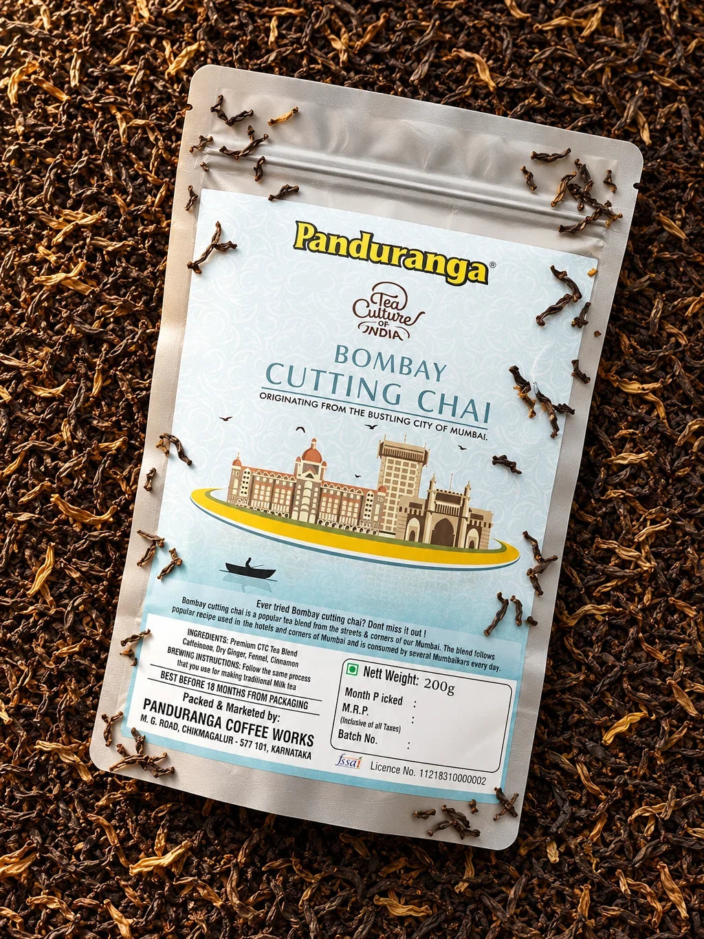 Bombay Cutting Chai (200g) - Panduranga Coffee Chikmagalur, photo 2 of 3
