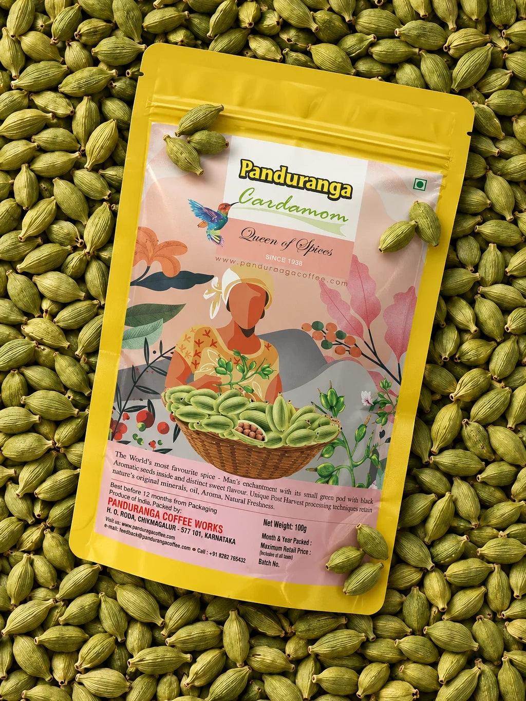 Cardamom(Elaichi), 1st Grade Quality, photo 2 of 3