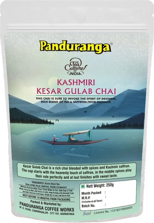 Kashmiri Kesar Gulab Chai pack
