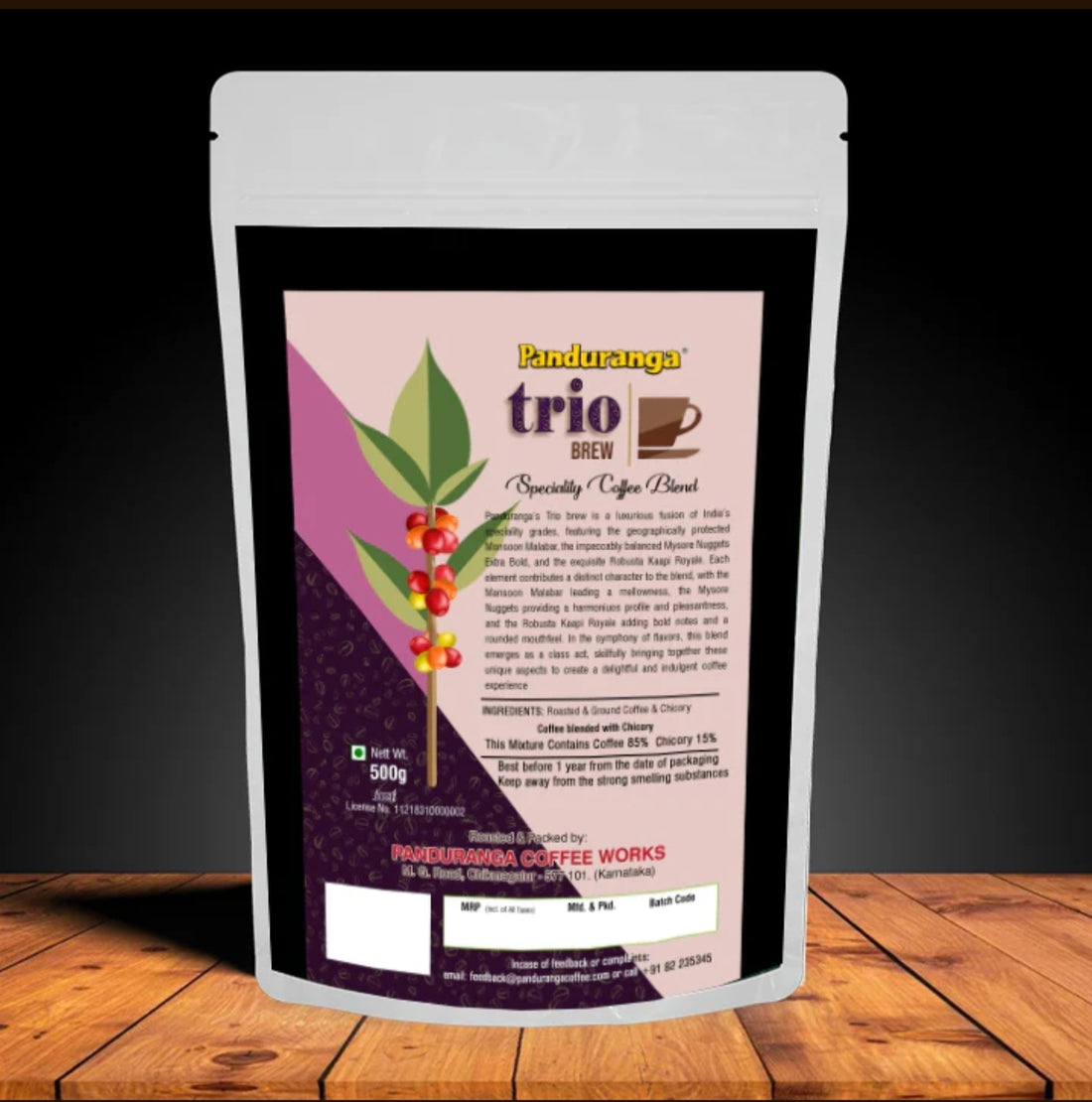 TRIO Speciality Blend Filter Coffee - Panduranga Coffee, photo 3 of 3