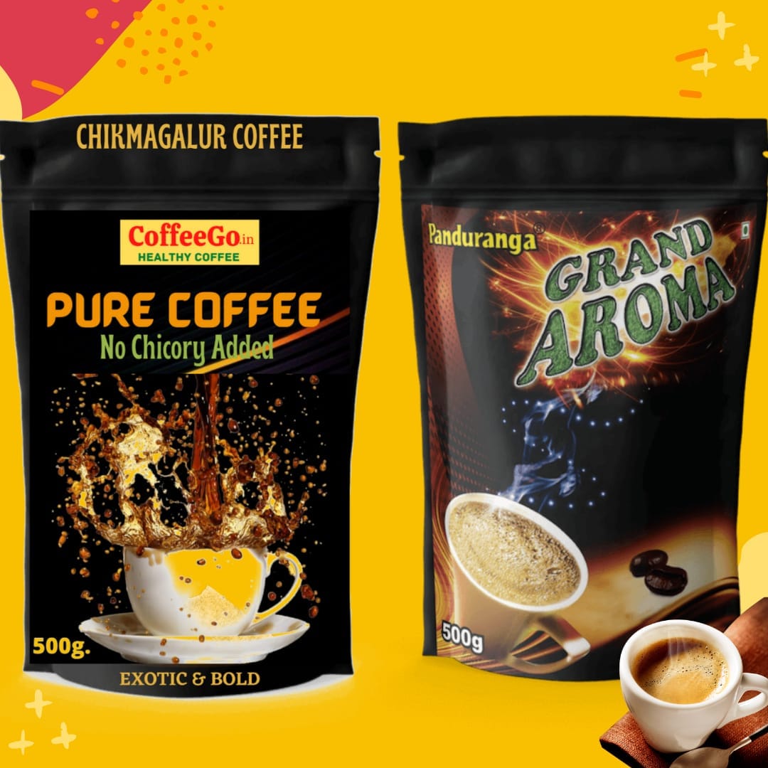 PURE COFFEE And Panduranga GRAND AROMA -1kg(500g×2)
