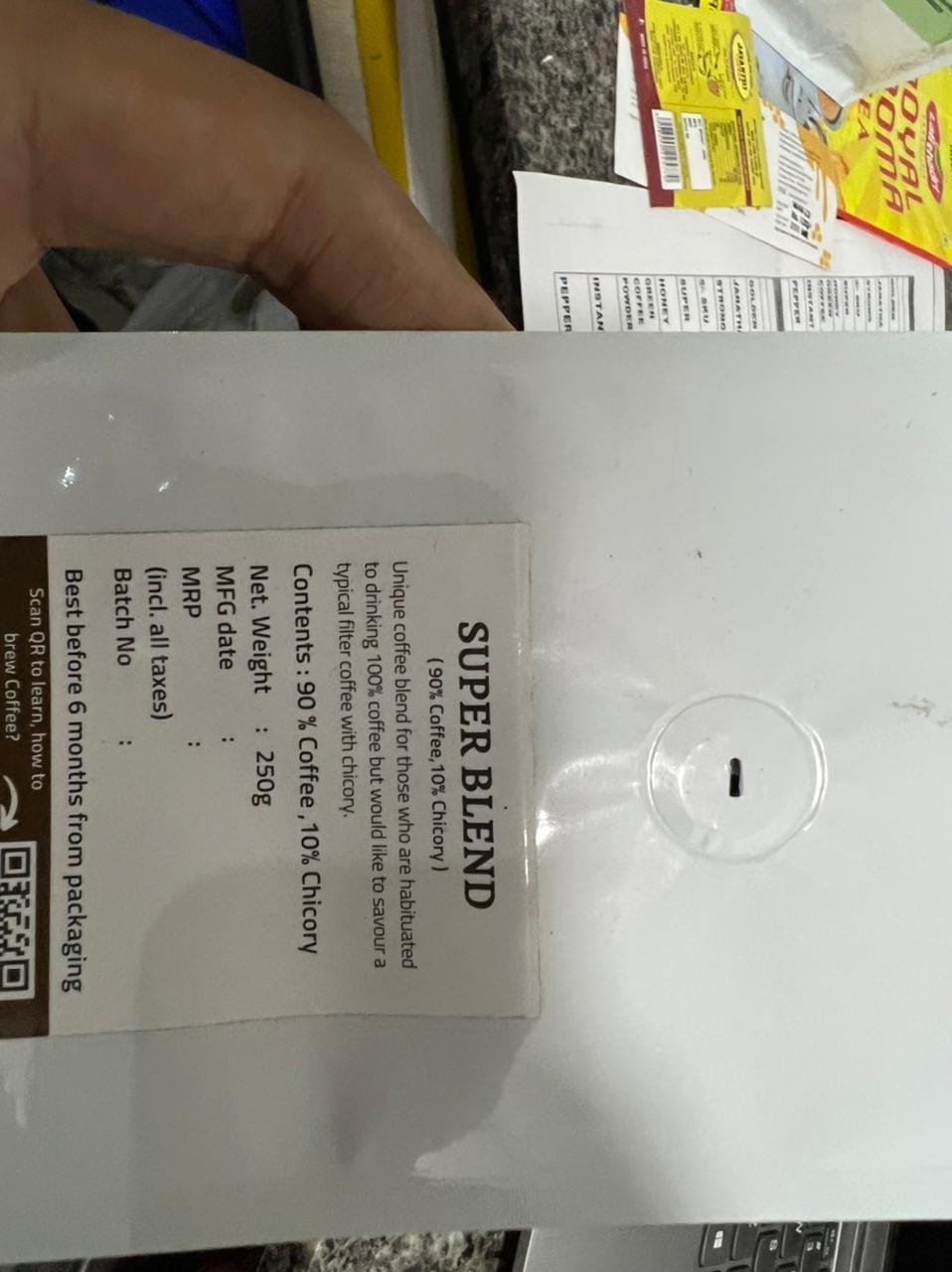 SUPER BLEND Jayanthi Filter Coffee Chikmagalur -1kg(250g×4), photo 4 of 4