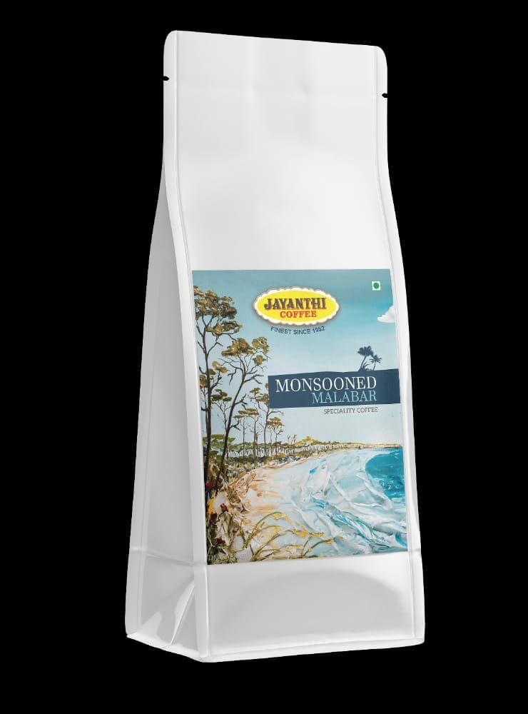 JAYANTHI Monsooned Malabar Speciality Coffee Powder / Roasted Beans, Chikmagalur - 400g