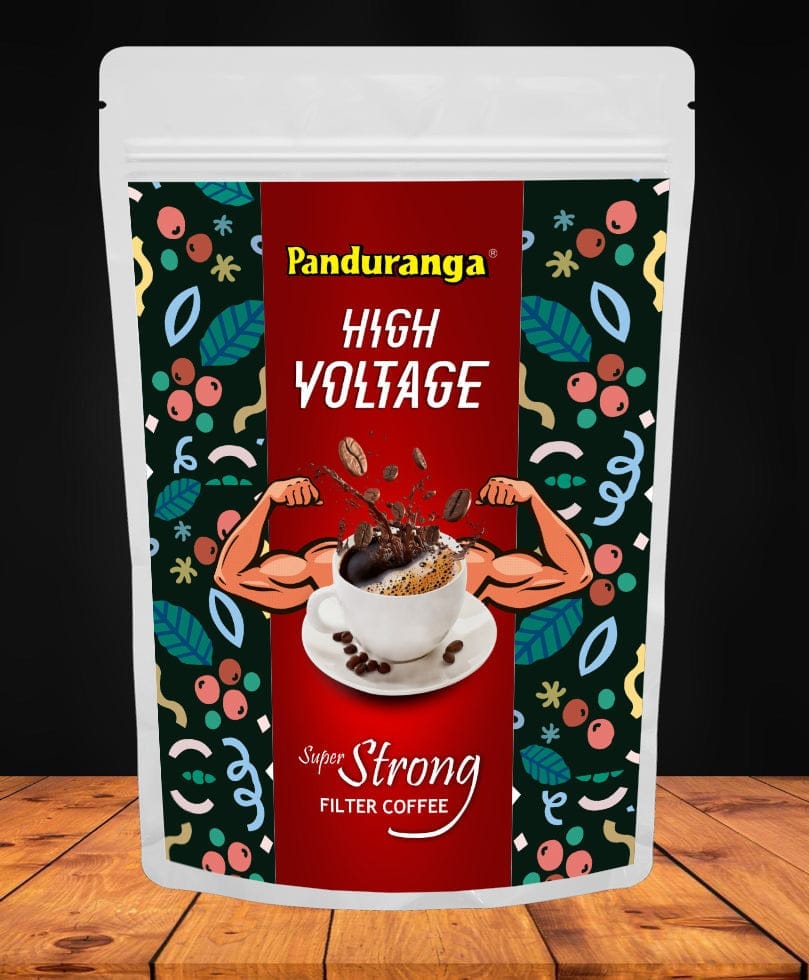 High Voltage Strong Filter Coffee, Panduranga Coffee