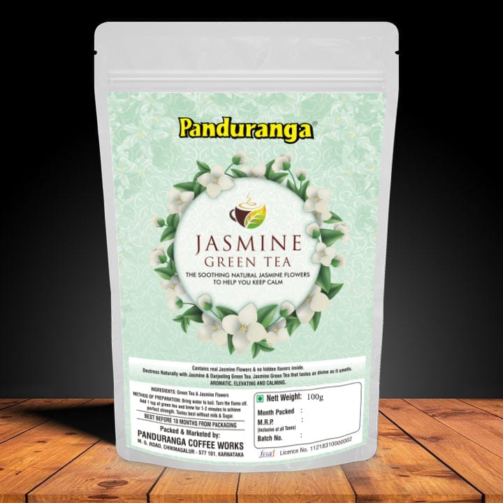 JASMINE GREEN TEA -100g -Panduranga Coffee Chikmagalur