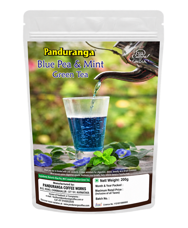 Blue Pea & Mint Green Tea, Green tea · 400 g