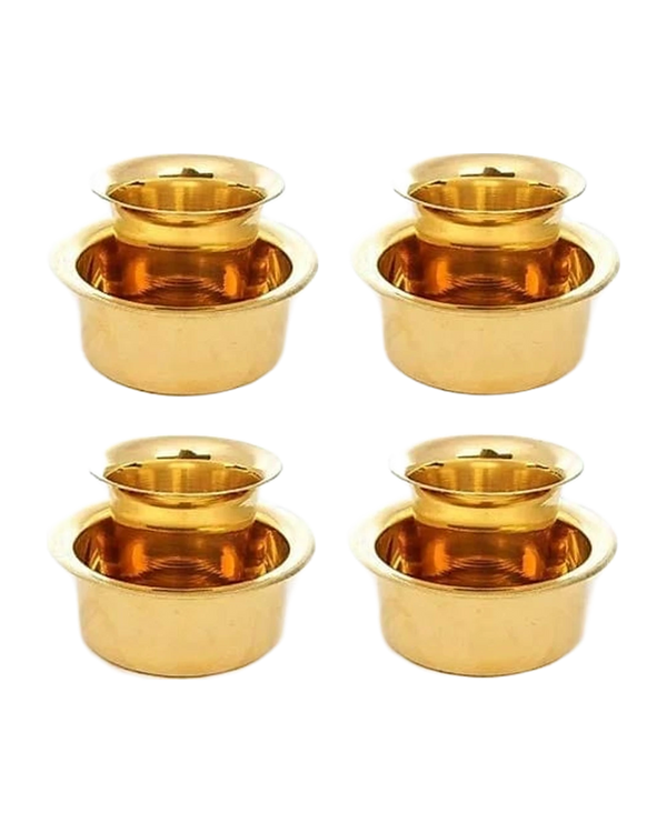 Brass Dabara Set of Four -1952Coffee Chikmagalur