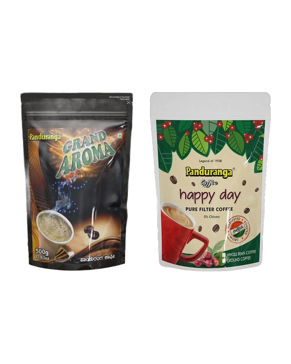 Combo Grand Aroma AND Happy DAY Pure, Panduranga Coffee