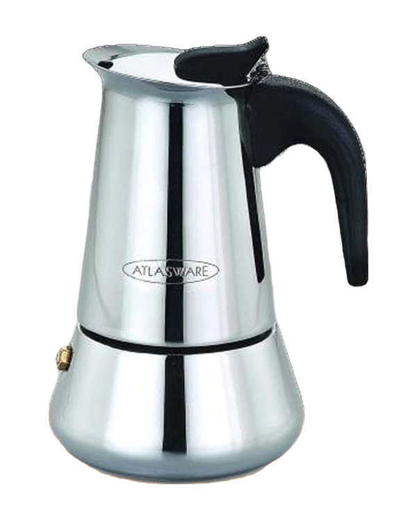 Moka Pot 2,4,6 &10 Cups. Espresso And Filter Coffee Maker