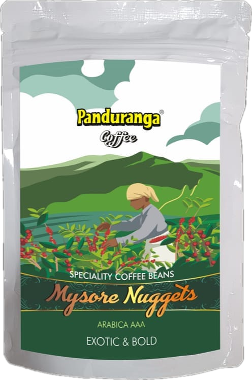 Mysore Nuggets AAA Pure Coffee Without Chicory (for Black coffee)