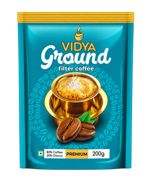 Premium, Vidya Filter Coffee 1kg (200g ×5 Packs)