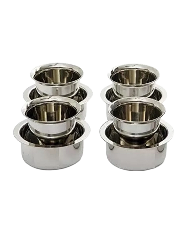 Stainless Steel Coffee Dabara Set Of Four(4 Piece)