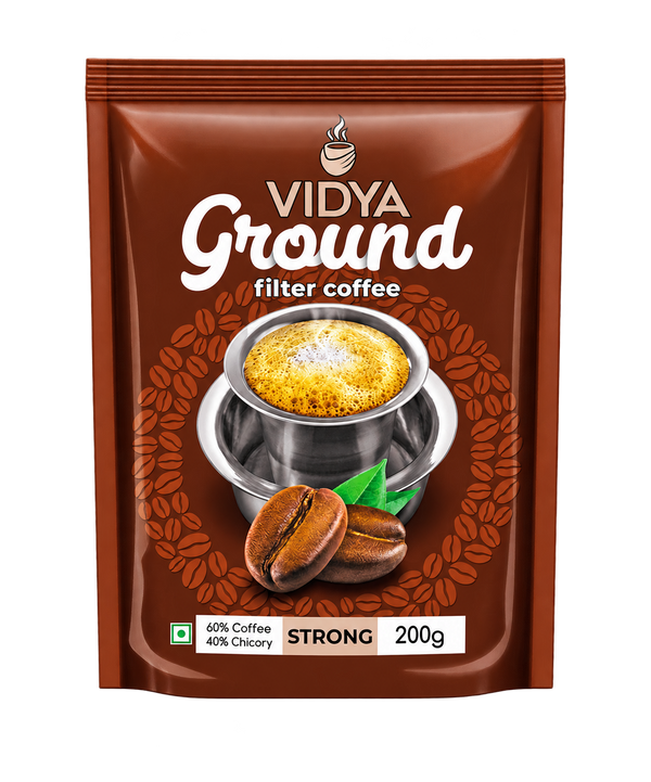 Strong, Vidya Filter Coffee 1kg (200g ×5 Packs)